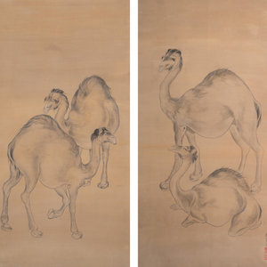 A Pair of Chinese Works on Silk 2a7d78