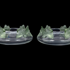 A Pair of Lalique Lierre Bowls 20th 2a7dae