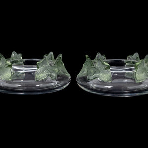 A Pair of Lalique Lierre Bowls Second 2a7daf