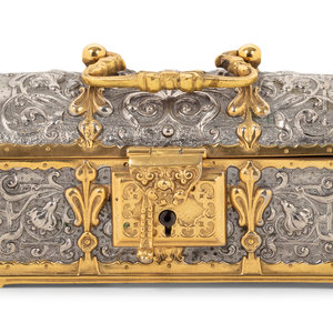 A German Baroque Style Gilt and