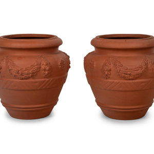 A Pair of Italian Terracotta Planters
20th