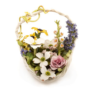 A Cybis Porcelain Colonial Flower 2a7e1e