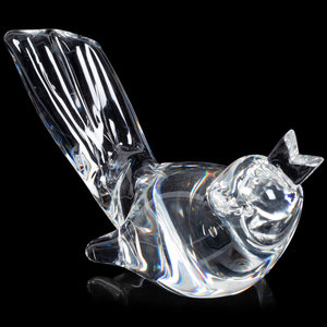 A Steuben Glass Bird Ornament
20th