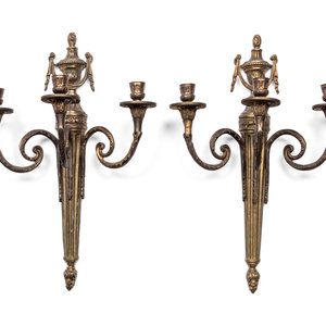 A Pair of Louis XVI Style Gilt