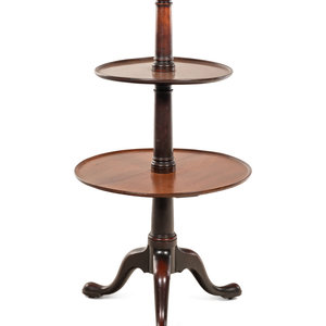 A George III Style Mahogany Three Tier 2a7ecf