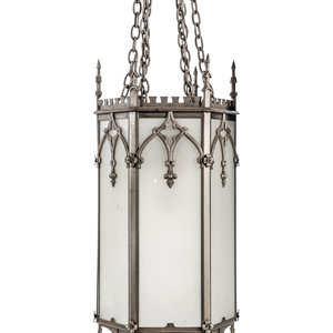 A Gothic Revival Iron Lantern
Likely