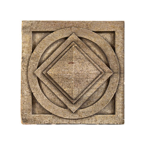 An Art Deco Stone Block from the 2a7f2b