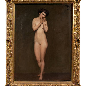 Artist Unknown, 20th Century
Nude 
oil
