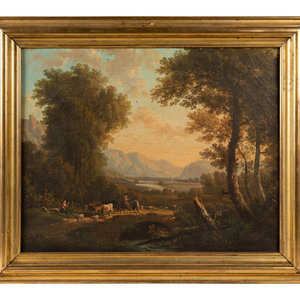 Five Landscape and Seascape Paintings
19th