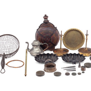 A Collection of Metal Decorative