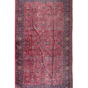 A Hamadan Wool Rug First Half 20th 2a7fc9