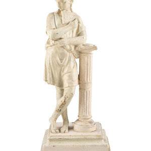 A Painted Plaster Figure of Pan Height 2a8004