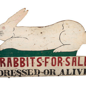A Rabbits For Sale Painted Wood 2a807f
