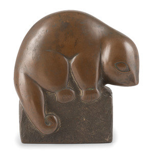 A Bronze Possum by Marian Weisberg 20th 2a808b