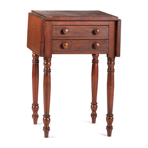 A Classical Turned Walnut Pembroke