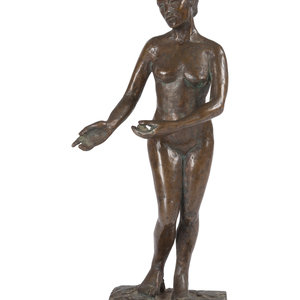 A Bronze Sculpture of a Nude Woman 20th 2a80df