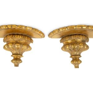 A Pair of Italian Carved Giltwood 2a8108