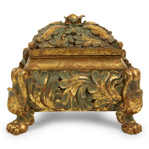 An Italian Rococo Style Painted