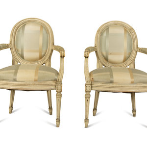 A Pair of Painted Louis XVI Style 2a815a