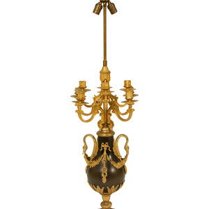 A French Empire Style Bronze and