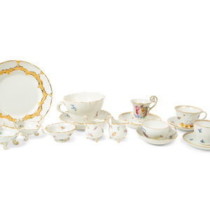 A Collection of Meissen Porcelain