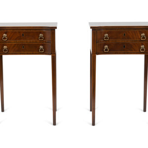 A Pair of George III Style Mahogany