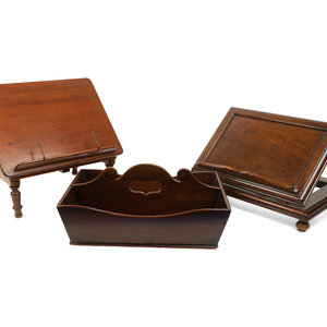 A Group of Three English Mahogany 2a819b