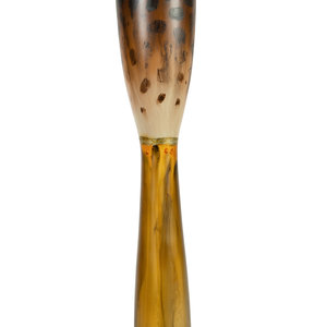 An Art Glass Hand Painted Tall 2a81d7