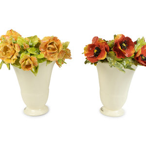 A Pair of Eva Gordon Ceramic Vases 20TH 2a81e0