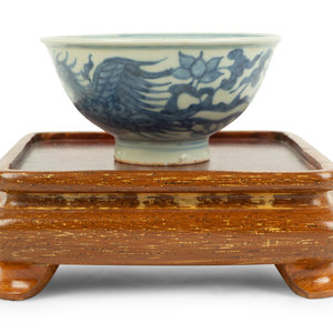 A Chinese Blue and White Tea Bowl