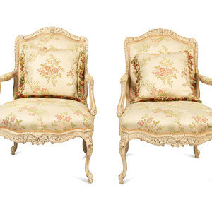 A Pair of Louis XV Style Carved 2a84d8