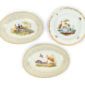A Pair of Meissen Porcelain Baskets 19TH 20TH 2a8524