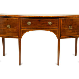 A Regency Style Mahogany and Satinwood 2a8557