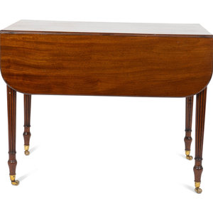 A Regency Mahogany Drop Leaf Table 19TH 2a855f