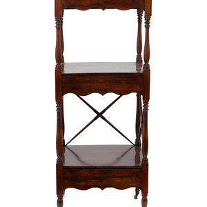 A Regency Rosewood Three Tier Etagere
19TH