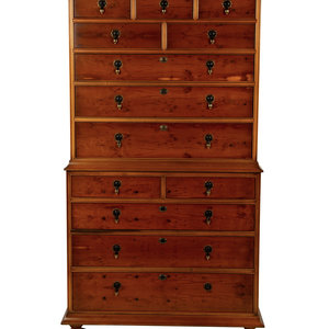 A George II Style Chest on Chest 20TH 2a857f