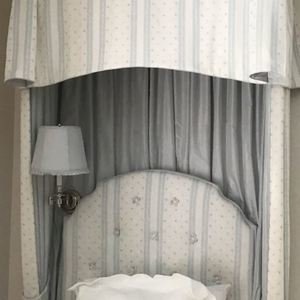 A Pair of Twin Upholstered Headboards