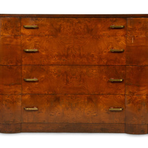 An Art Deco Walnut Chest of Drawers CIRCA 2a85cb