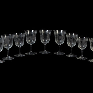 A 34-Piece Baccarat Crystal Lafayette