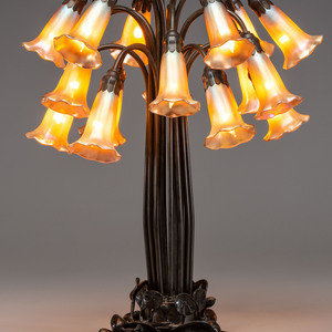 Art Nouveau Style
Early 20th Century
Eighteen-Light