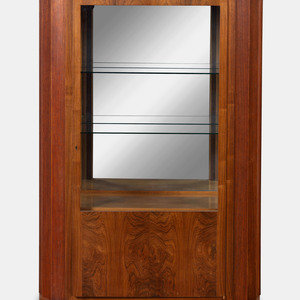 Art Deco First Half 20th Century Vitrine walnut  2a86f1