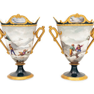 A Pair of Continental Porcelain 2a8808