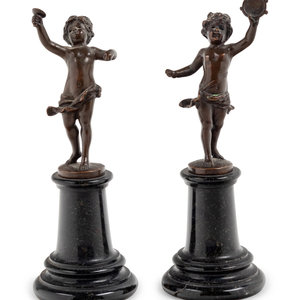 A Pair of Grand Tour Bronze Bacchic 2a889a