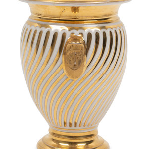 A Continental Parcel Gilt Porcelain 2a88ca