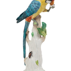 A Vienna Porcelain Parrot 20th 2a88d6