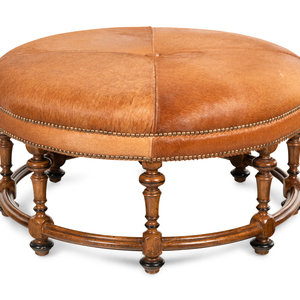 A William and Mary Style Oak Ottoman 2a88f8