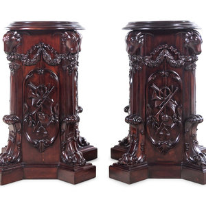 A Pair of George III Style Carved