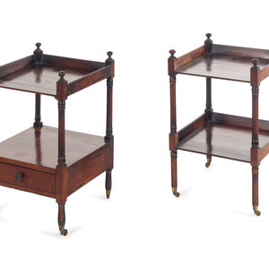 A Near Pair of Regency Style Mahogany 2a8910