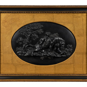 A Wedgwood Basalt Plaque
19th Century
with