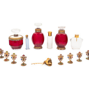 A Collection of Glass and Ormolu 2a892e